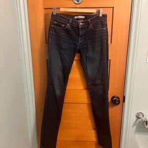 Dark wash J Brand straight leg jeans